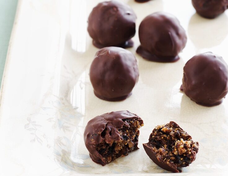 Fig and Ginger Truffles