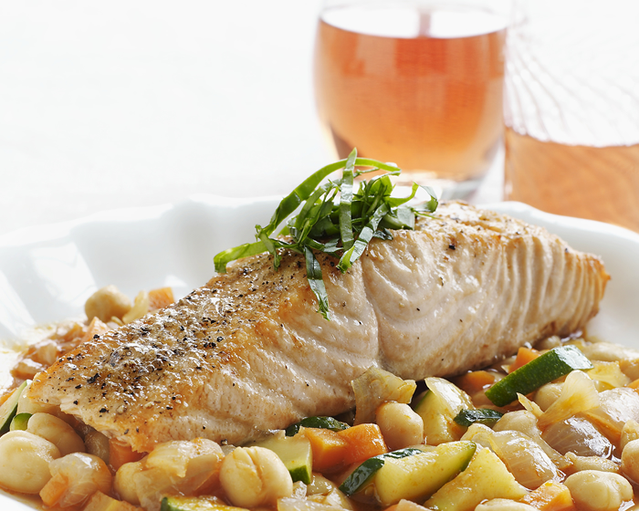 Salmon_with_Chickpea