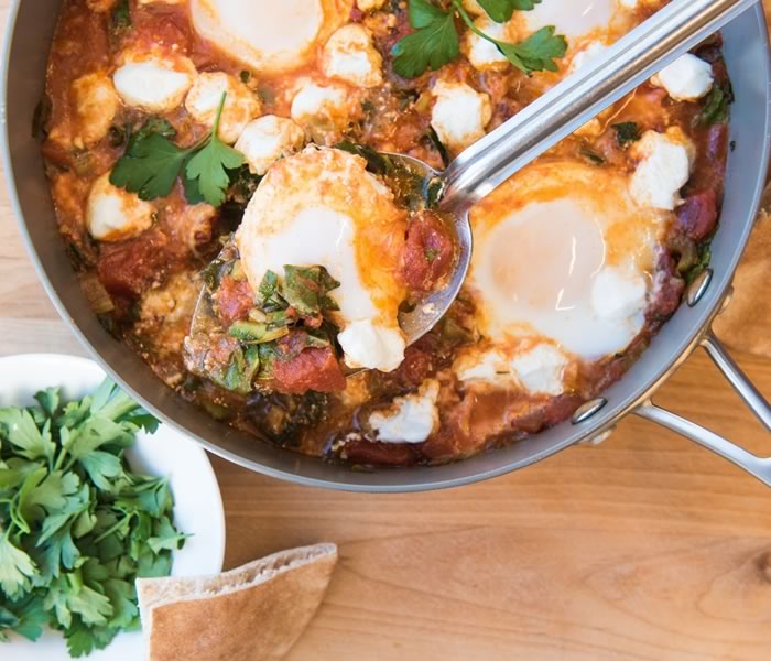 Shakshuka with Swiss Chard