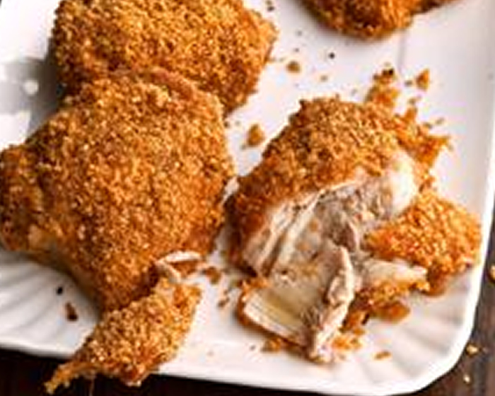 Honey-Crisp Oven Fried Chicken