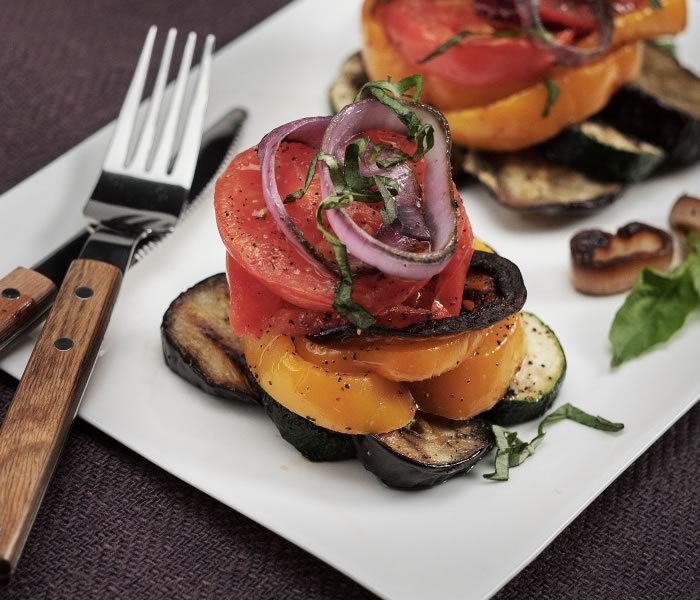 Grilled Vegetable Stacks