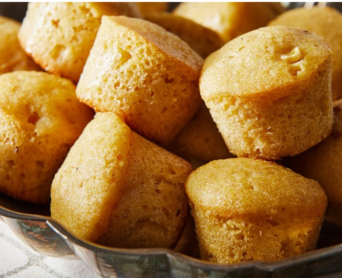 Honey Whole-Grain Mini Corn Muffins