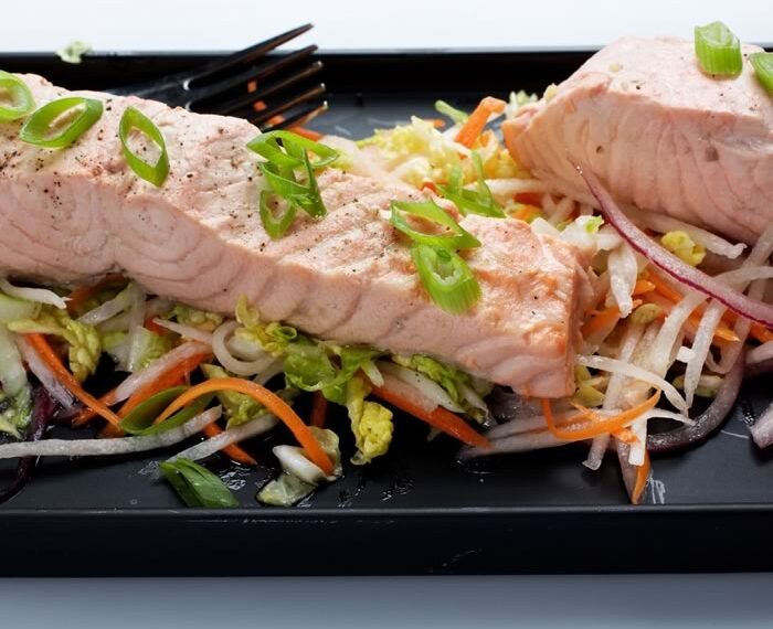 GreenTeaPoachedSalmon