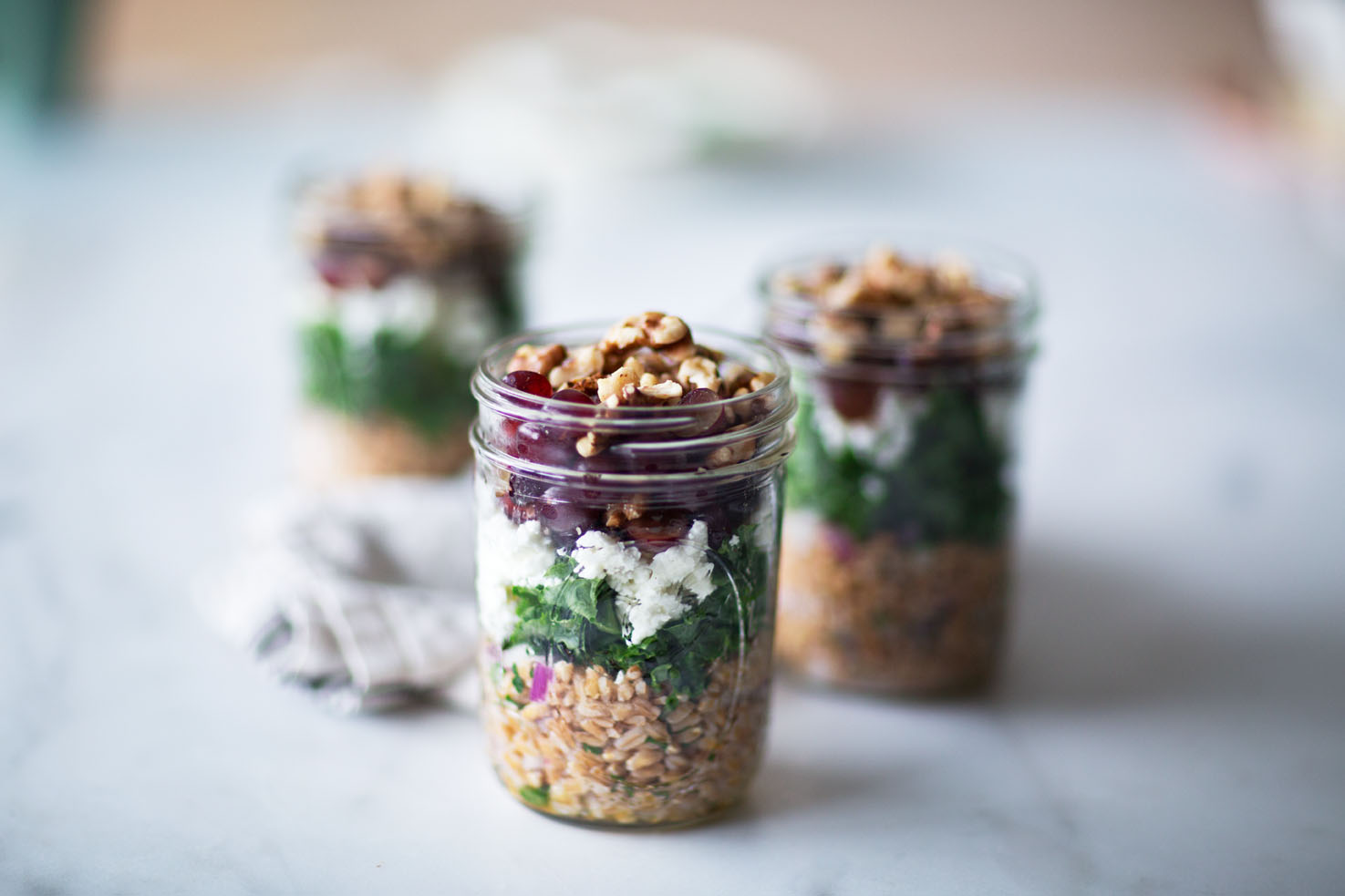 Layered Farro Salad