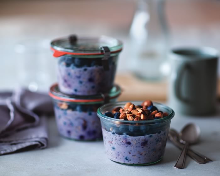 Blueberry - Chia Overnight Oats