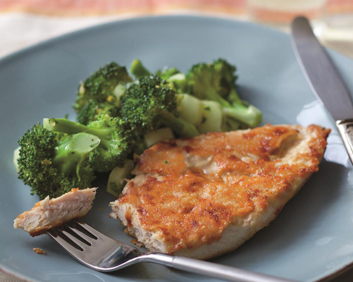 Parmesan-Crusted Chicken Breast - Ellie Krieger