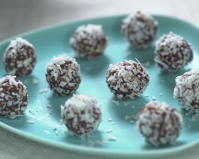 coconut date balls