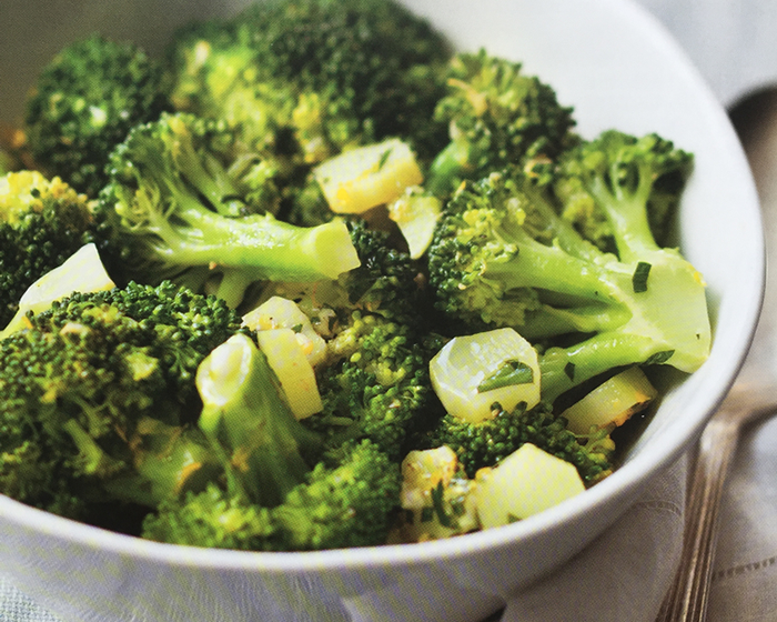 Pan-steamed Broccoli with Lemon, Garlic and Parsley “Gremolata”