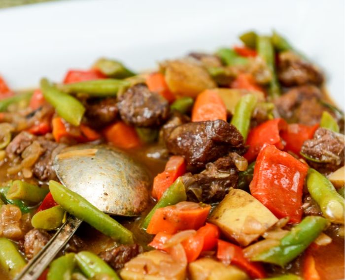 Beef and Many Vegetable Stew