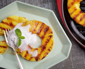 Grilled Pineapple with Coconut Whipped Cream