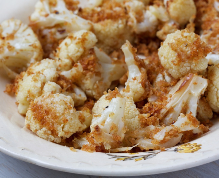 Dirty Cauliflower (Cauliflower with Breadcrumbs)