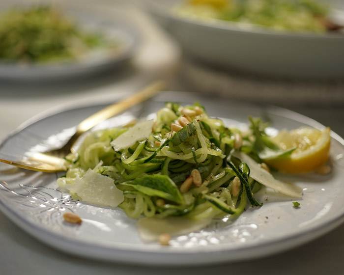 Zucchini Carpaccio Salad