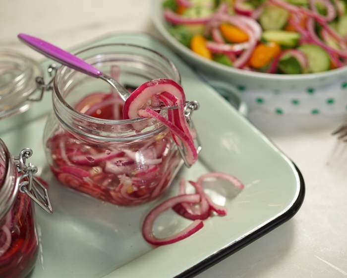 3-Ingredient Pickled Red Onions