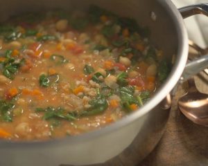 Chickpea and Farro Stew