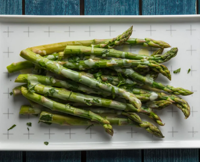 Asparagus with Avgolemono