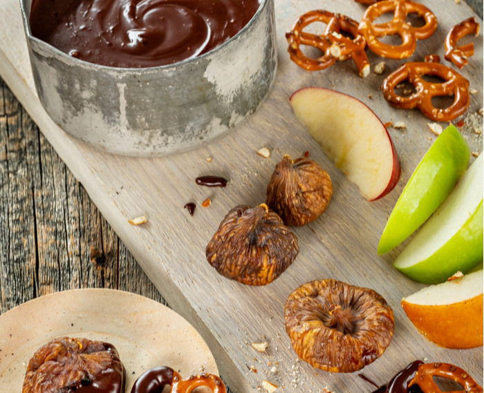 Maple Bourbon Dark Chocolate Fondue