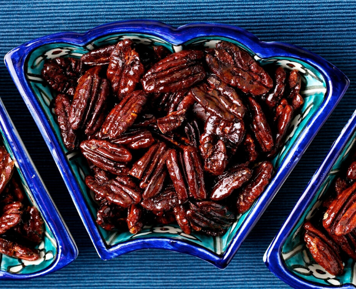 Maple Spiced Glazed Nuts