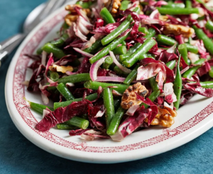 Green Bean and Radicchio Salad With Walnuts