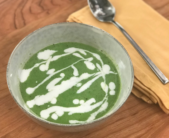 Herbed Green Pea Soup