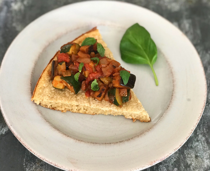 Savory Oat Oven Pancake with Ratatouille