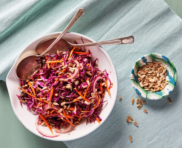 Sweet-Tart Slaw With Fig Dressing