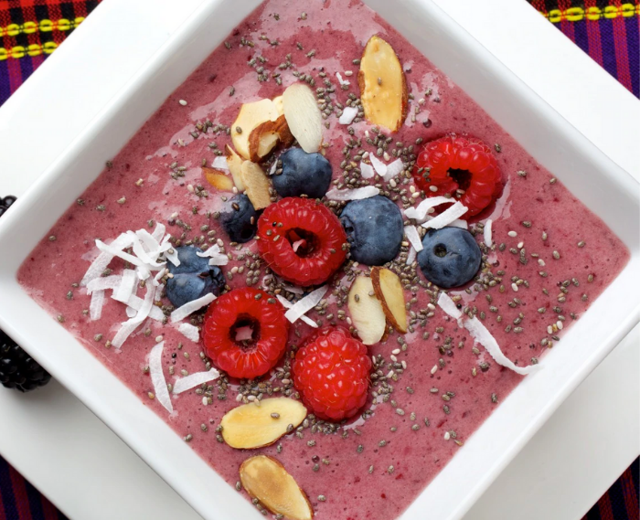 Cherry Berry Smoothie Bowls