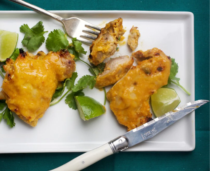 Mango-Lime Marinated Chicken Thighs