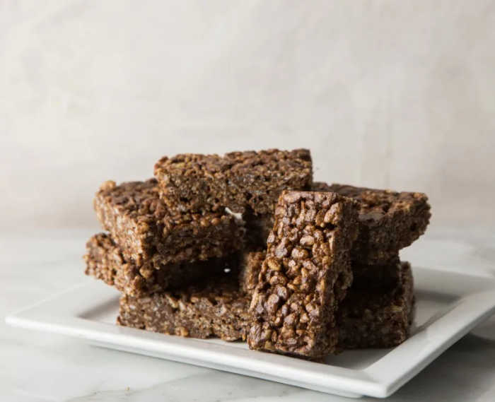 Peanut Butter Chocolate Chip Crispy Rice Treats