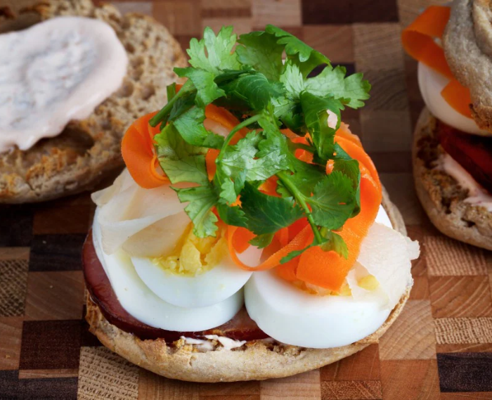 Make-Ahead Banh Mi Breakfast Sandwiches