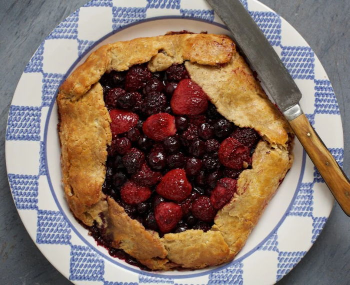 Mixed Berry Galette, Mixed Berry Galette with Chocolate Crust