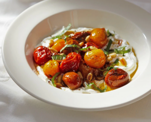 Savory Yogurt Bowl With Roasted Tomatoes