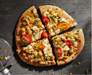 Za’atar-Spiced Chickpea Pita Pizzas