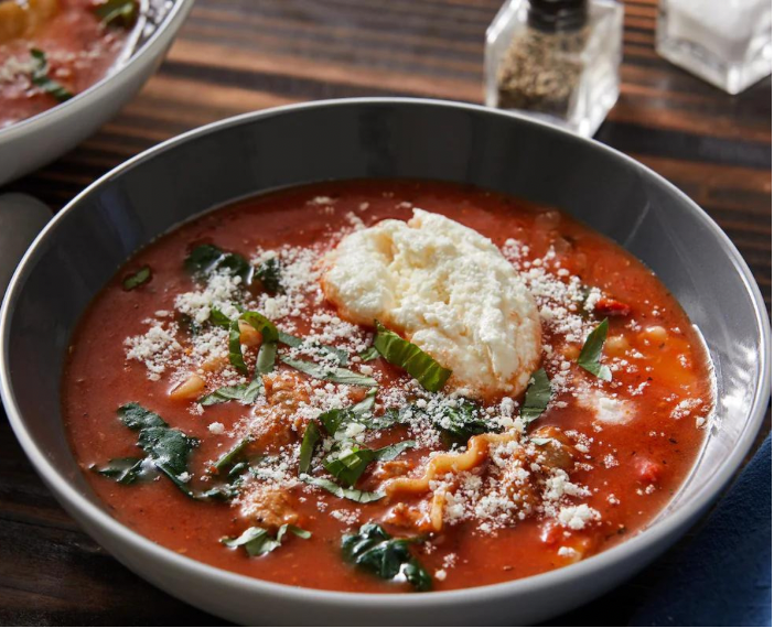 Spinach Lasagna Soup