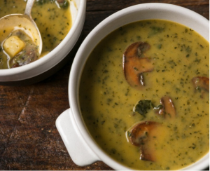 Caldo Verde with Mushrooms