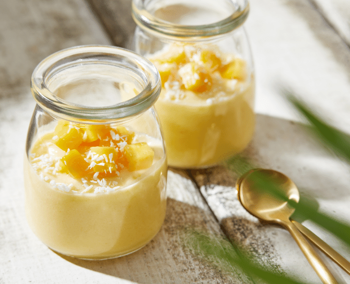 No-Cook Mango Dessert Cups