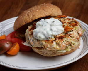 salmon burgers