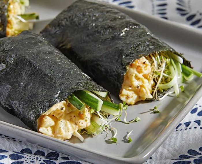 Nori Egg Salad Wraps