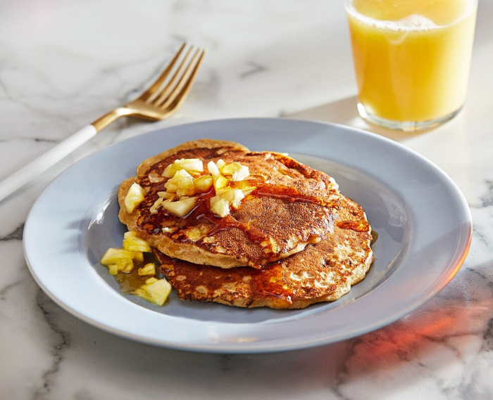 Cottage Cheese Pancakes with Fresh Fruit