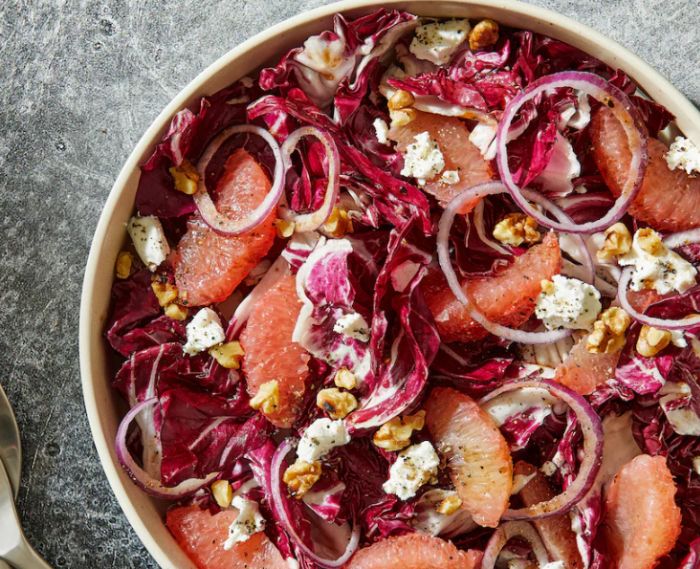 Radicchio and Red Grapefruit Salad