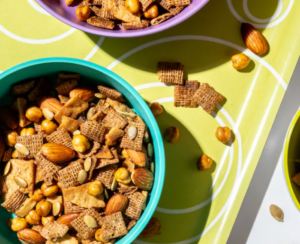 Savory Cereal Snack Mix