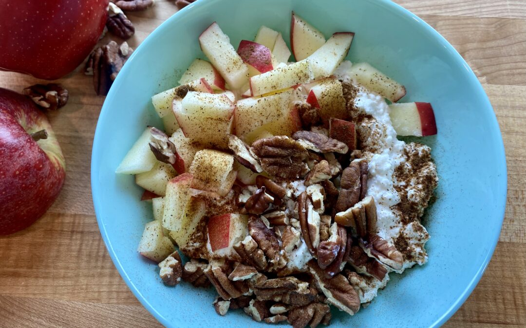 Apple Spice High Protein Breakfast Bowl
