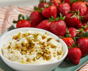 Strawberries With Cannoli Cream