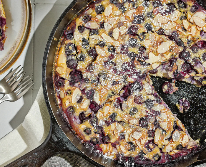 Blueberry Almond Clafoutis