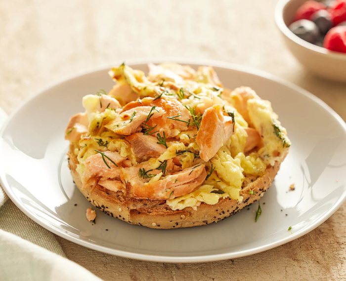 Salmon and Egg Scramble